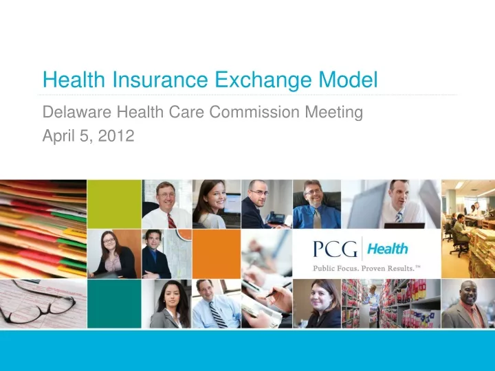 health insurance exchange model n.