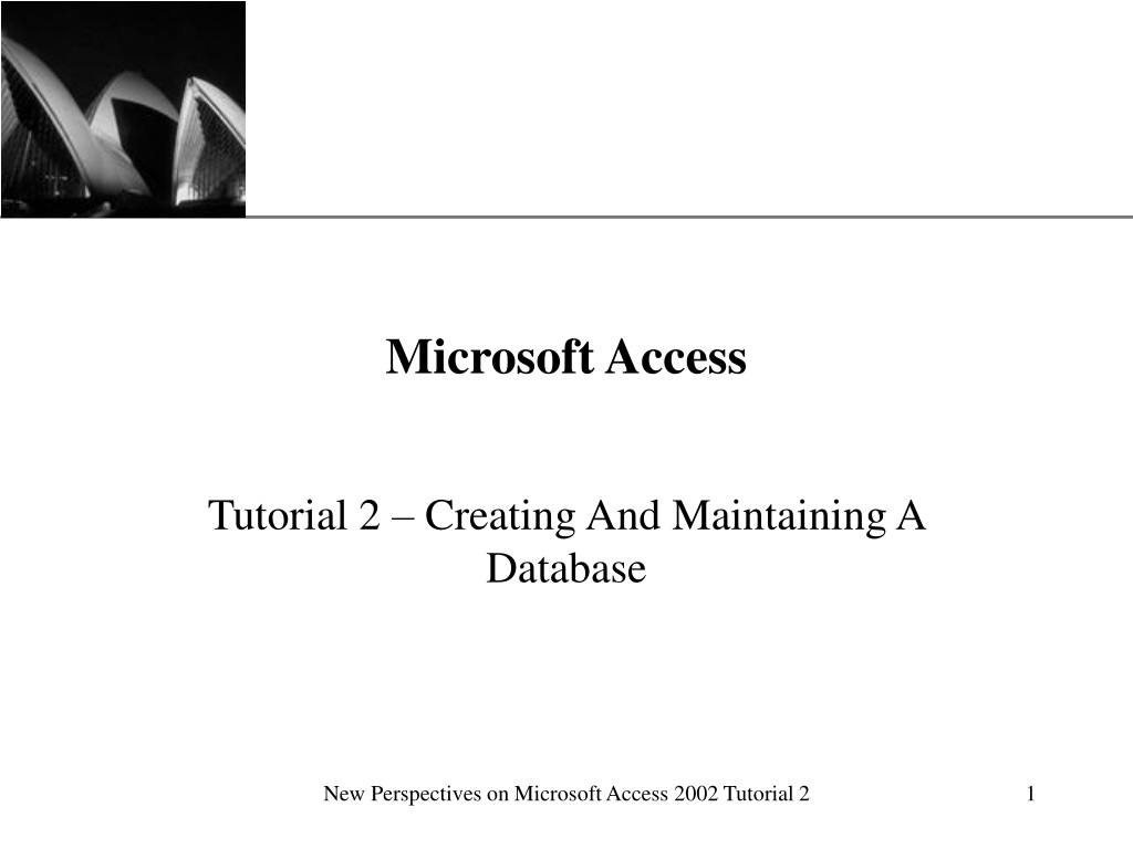 ms access tutorial powerpoint presentation