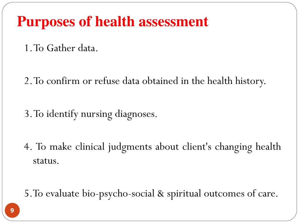 health assessment definition in nursing