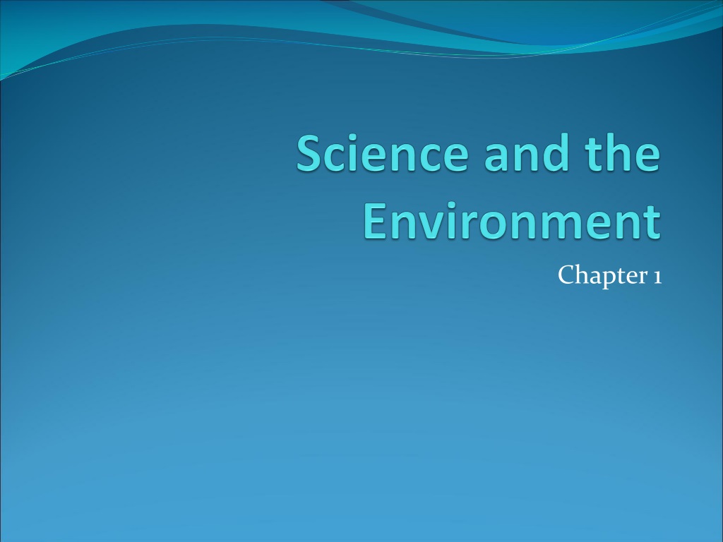 PPT Science and the Environment PowerPoint Presentation, free