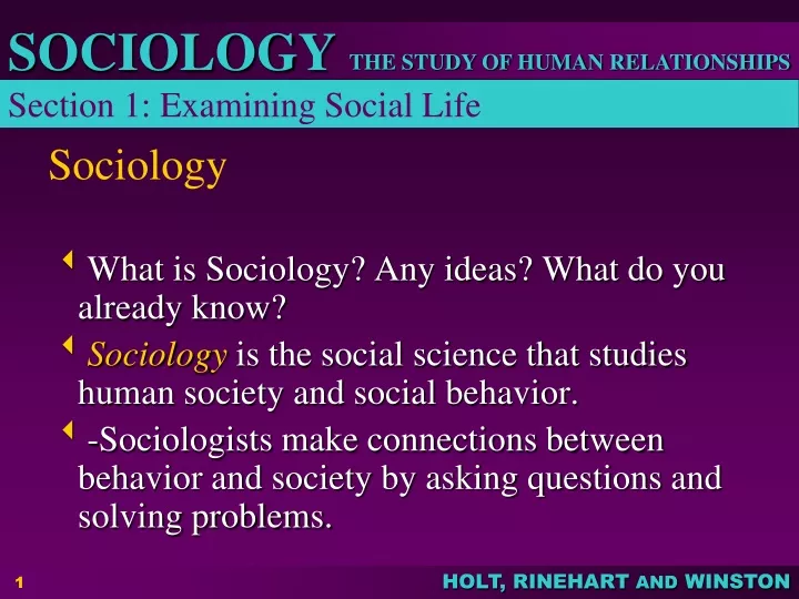 Ppt Sociology Powerpoint Presentation Free Download Id9560565 9291