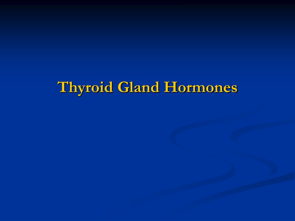 Ppt Thyroid Gland Hormones Powerpoint Presentation Free Download