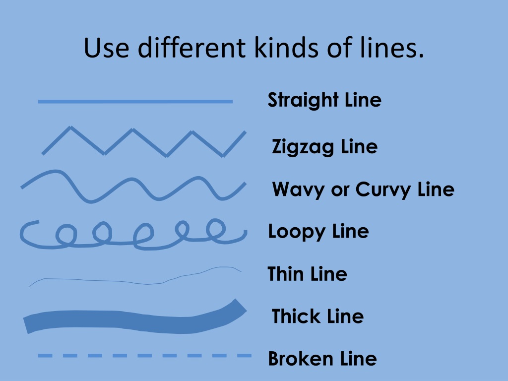 Five Types Of Lines And Their Uses