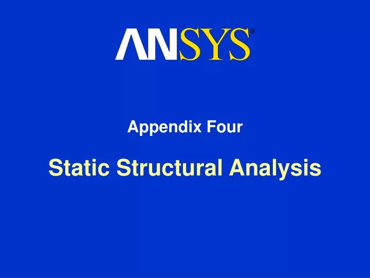 appendix four n.