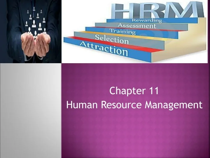 PPT - Chapter 11 Human Resource Management PowerPoint Presentation ...