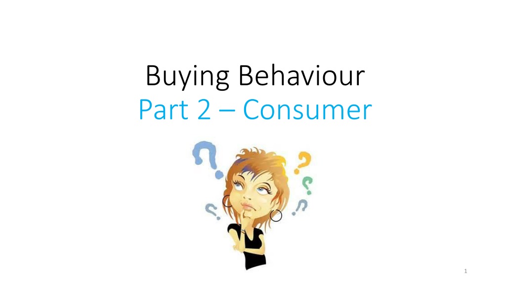 Ppt - Buying Behaviour Part 1 – Buying Decision Powerpoint Presentation 