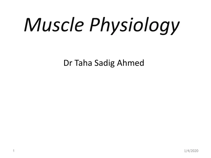 Ppt Muscle Physiology Powerpoint Presentation Free Download Id 9571949 Ppt Muscle Physiology Powerpoint Presentation Free Download Id 9571949