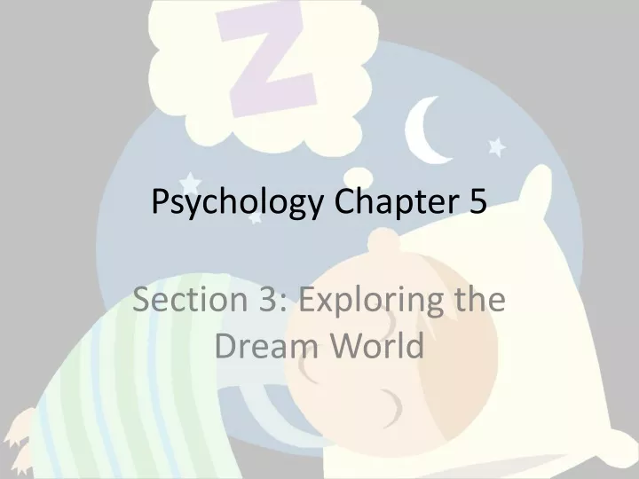 PPT - Psychology Chapter 5 PowerPoint Presentation, Free Download - ID ...