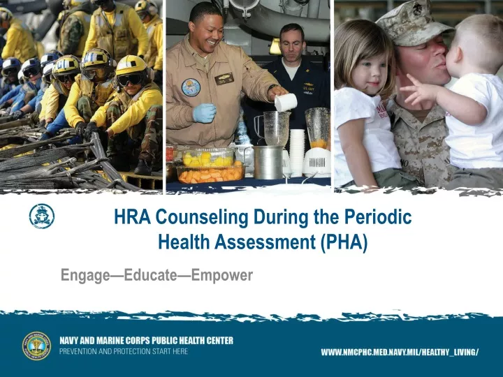 Ppt Hra Counseling During The Periodic Health Assessment Pha