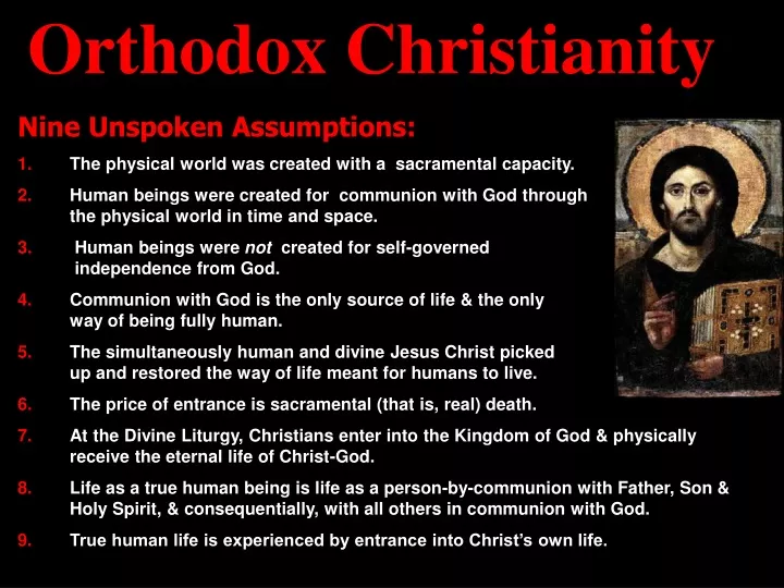 What Does Orthodox Mean In Christianity