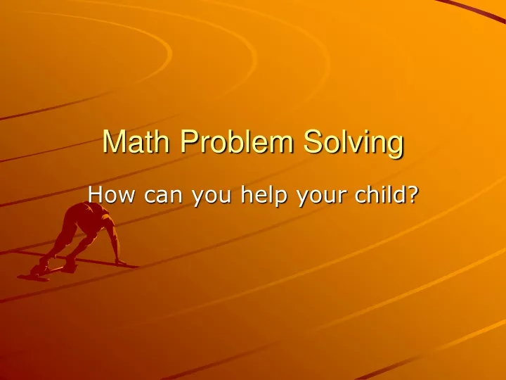 math problem solving strategies ppt