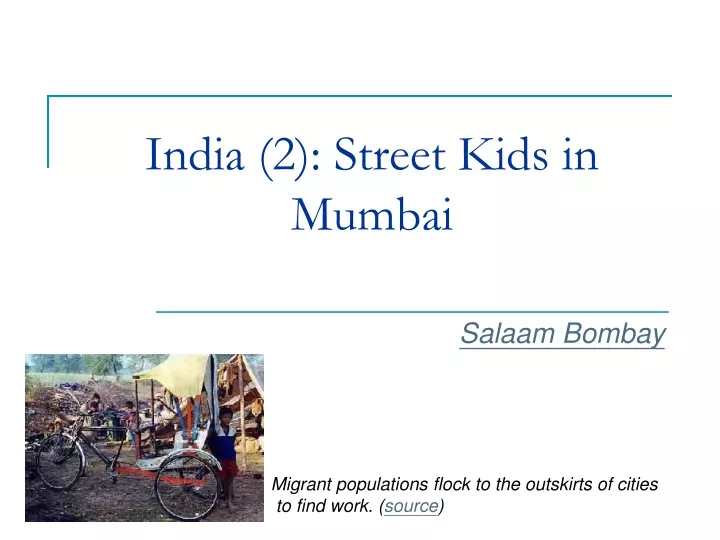 india 2 street kids in mumbai n.