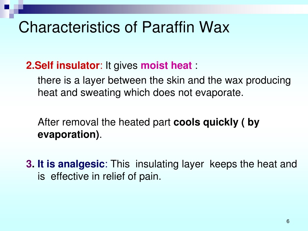 PPT - Parrafin Wax Application PowerPoint Presentation, free download -  ID:9585642