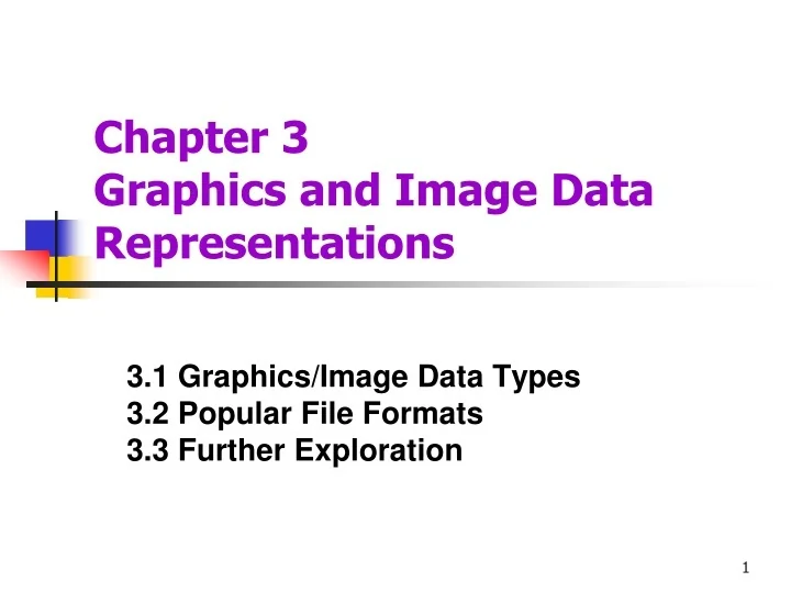 PPT - Chapter 3 Graphics and Image Data Representations PowerPoint ...