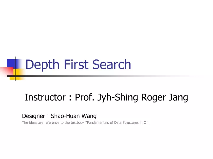 PPT - Depth First Search PowerPoint Presentation, free download - ID ...