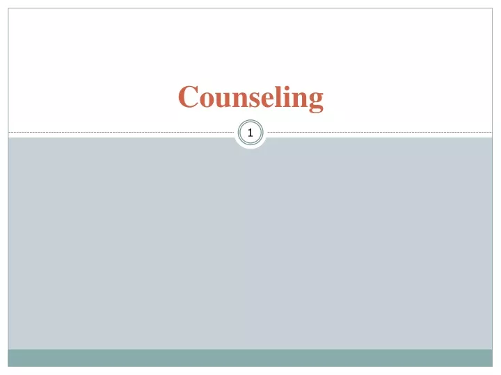 PPT - Counseling PowerPoint Presentation, Free Download - ID:9588304