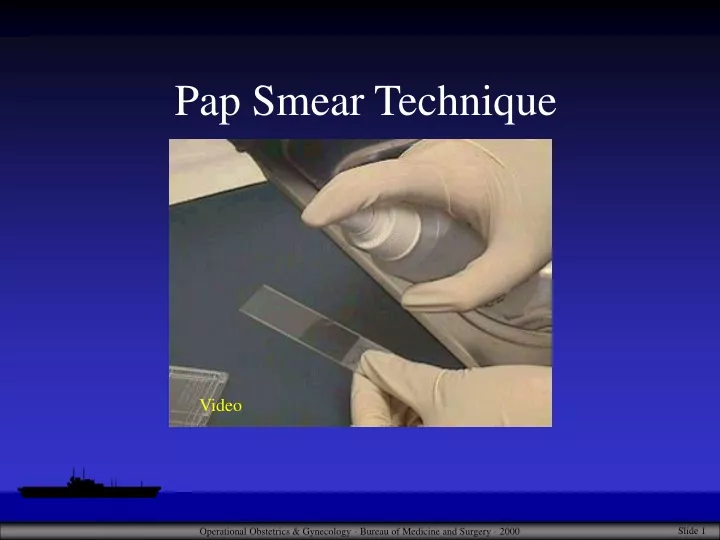 Ppt Pap Smear Technique Powerpoint Presentation Free Download Id