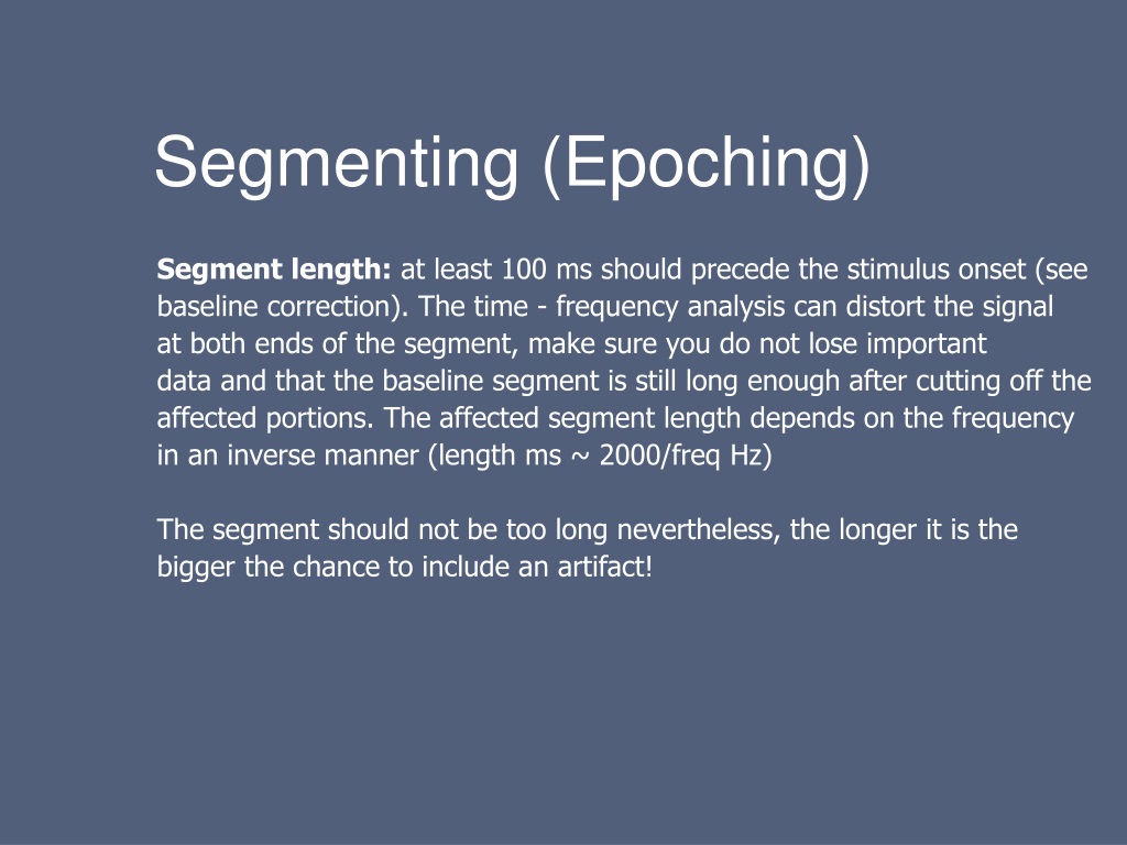 PPT - Pre-processing For EEG And MEG PowerPoint Presentation, Free ...