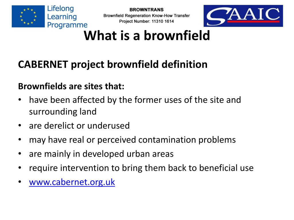 Ppt Module 1 Introduction To Brownfields Powerpoint Presentation