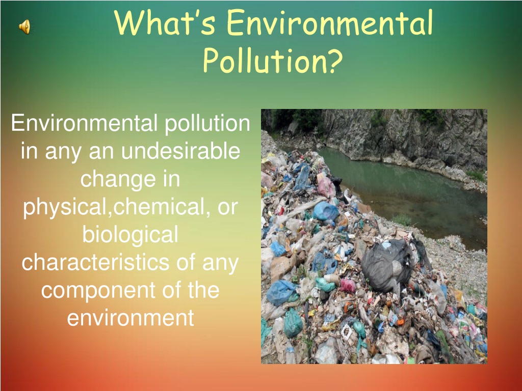 presentation on environmental pollution