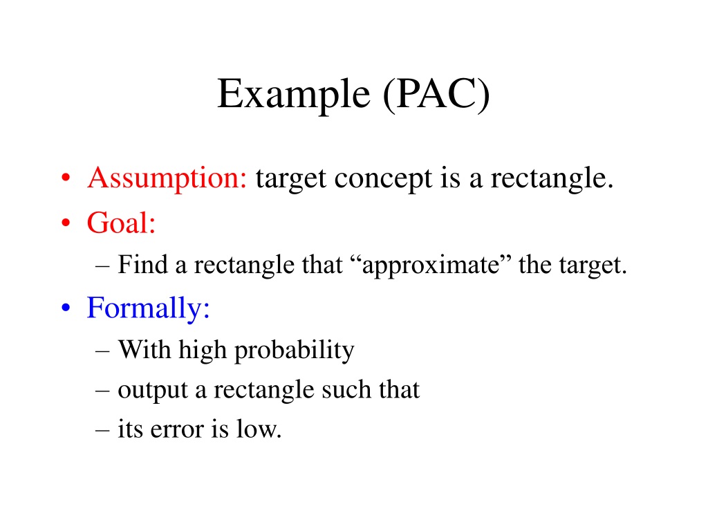 PPT Probably Approximately Correct Model PAC PowerPoint