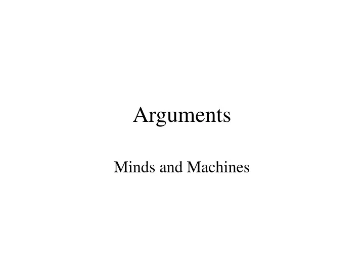 arguments n.