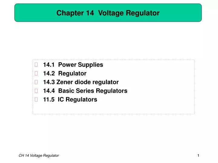 chapter 1 4 voltage regulator n.