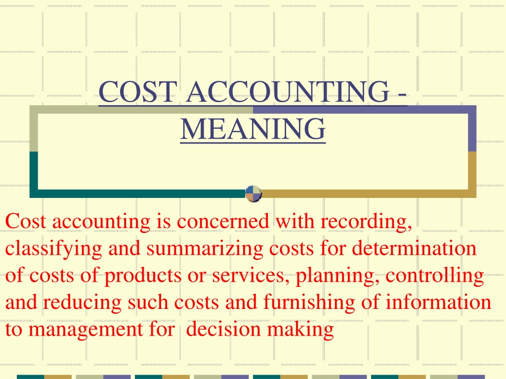 meaning of cost assignment accounting