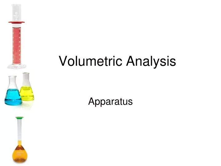 volumetric analysis n.