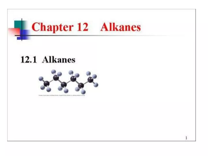 PPT - Alkanes PowerPoint Presentation, Free Download - ID:9596724