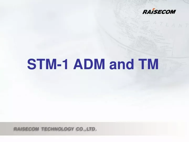 stm 1 adm and tm n.
