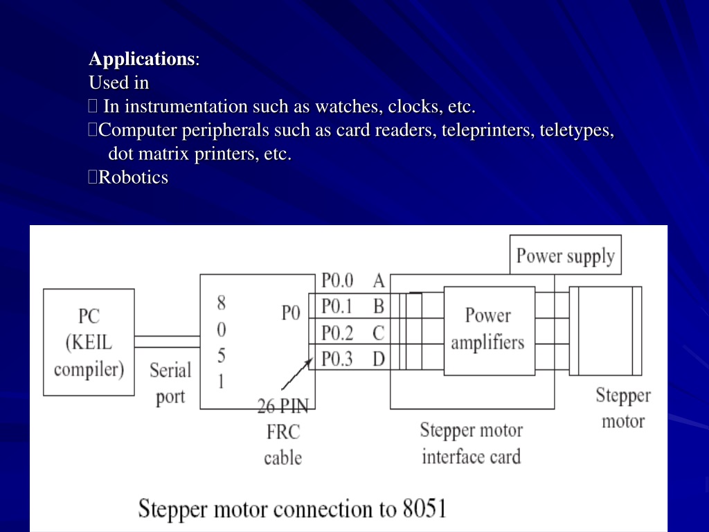 Ppt Interfacing Stepper Motor To 8051 Microcontroller Powerpoint Presentation Id9598029 1784