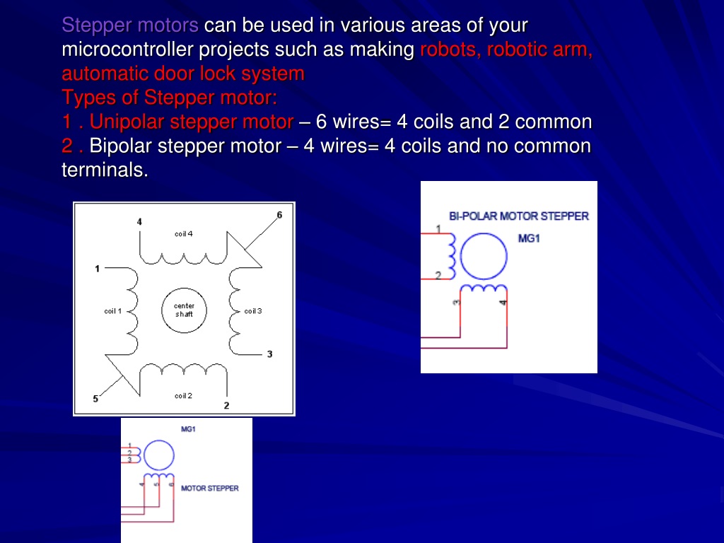 Ppt Interfacing Stepper Motor To 8051 Microcontroller Powerpoint Presentation Id9598029 2553