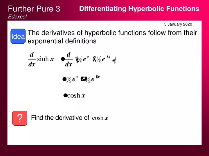 ppt-differentiating-hyperbolic-functions-powerpoint-presentation