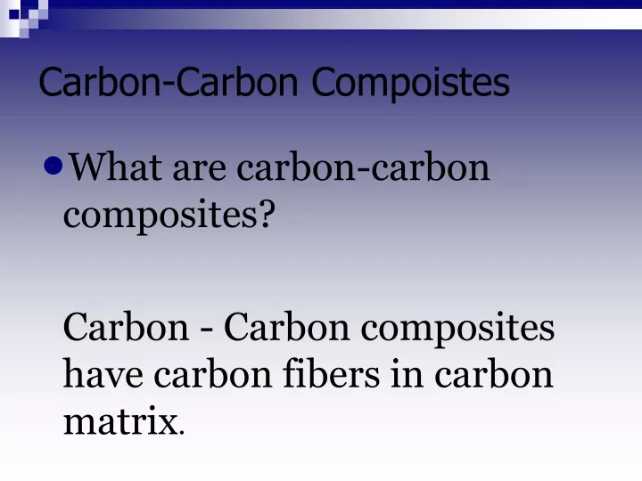 carbon carbon compoistes n.