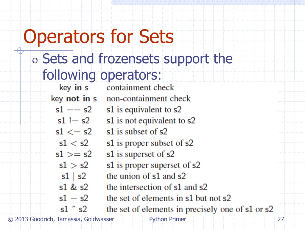 PPT - Python Primer 1: Types And Operators PowerPoint Presentation ...