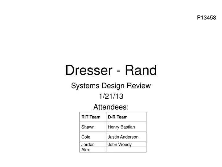 PPT Dresser Rand PowerPoint Presentation, free download ID9600899