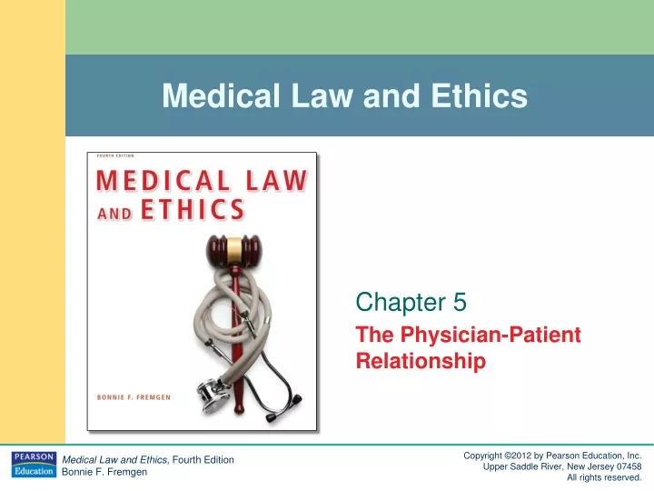 medical law and ethics n.