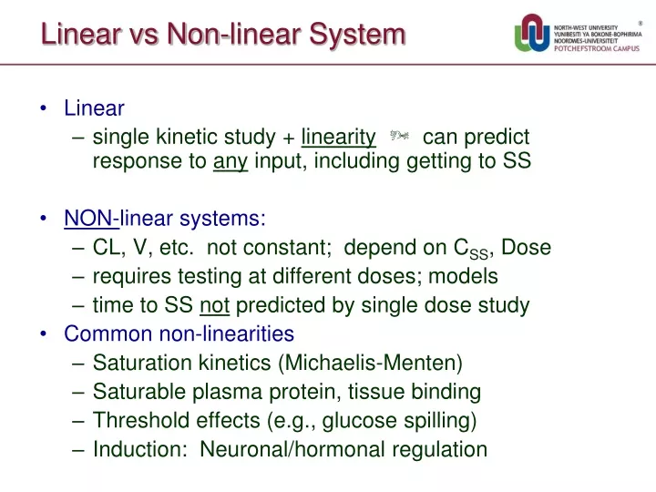 linear vs non linear system n.