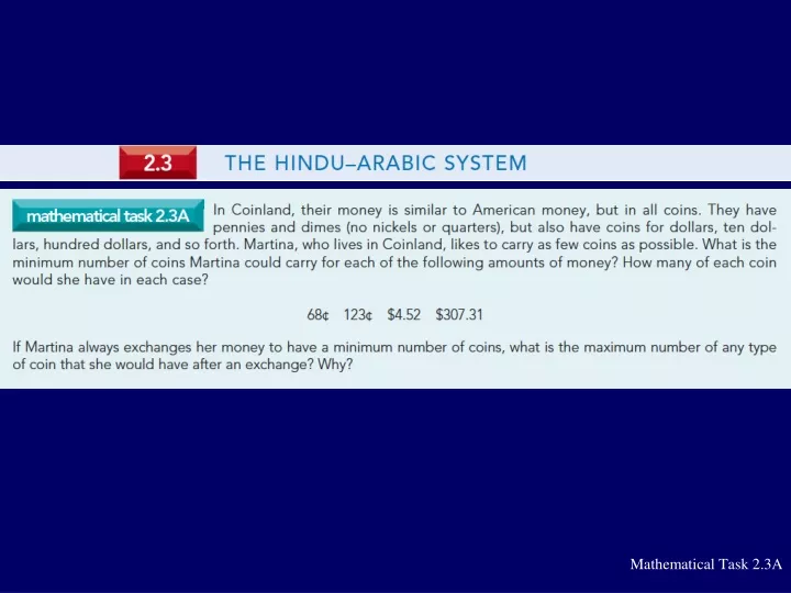 PPT - Mathematical Task 2.3A PowerPoint Presentation, free download ...