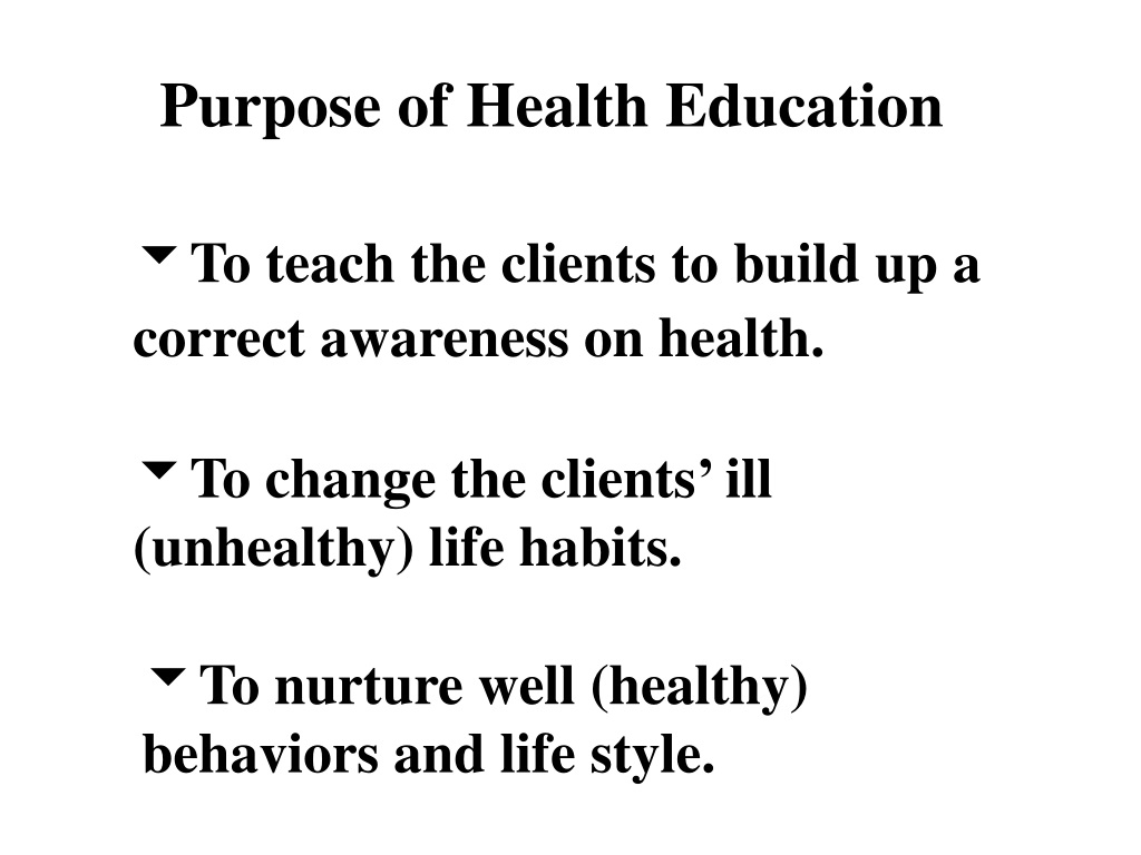 introduction about health education