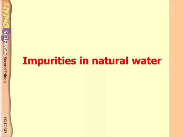 ppt-impurities-in-natural-water-powerpoint-presentation-free