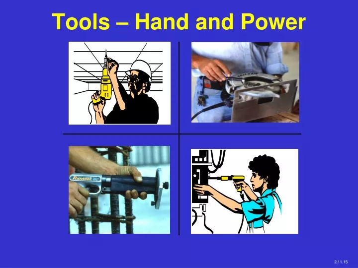 tools hand and power n.