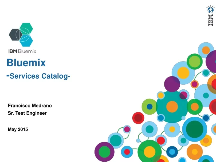 bluemix services catalog n.