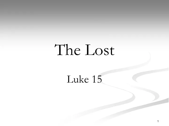 the lost n.