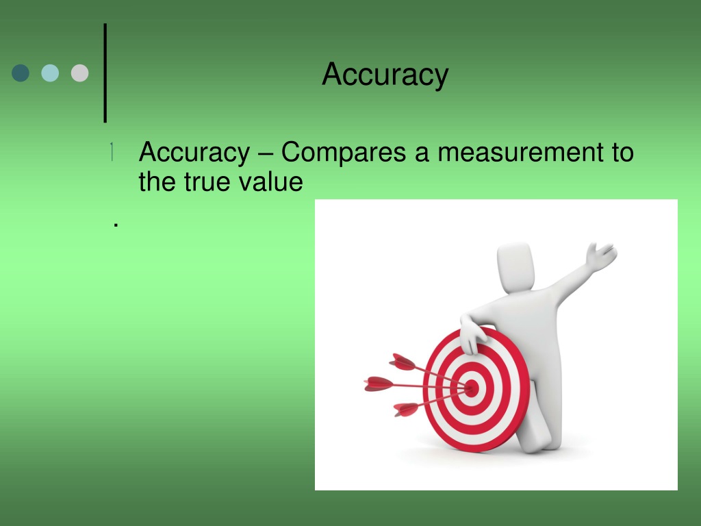 PPT - Accuracy & Precision PowerPoint Presentation, Free Download - ID ...