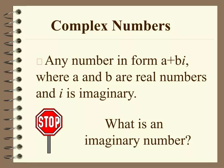 PPT - Complex Numbers PowerPoint Presentation, free download - ID:9613739