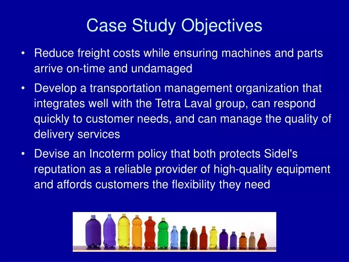 case study objectives management