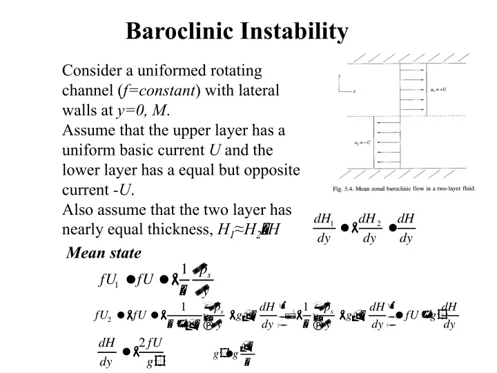 baroclinic instability n.