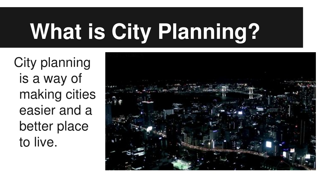 What Is City Planning